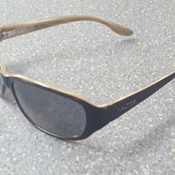 Nautica Sunglasses Escapade style, Black Lined, Polarized,  Sport Wrap Designer - Picture 2 of 5